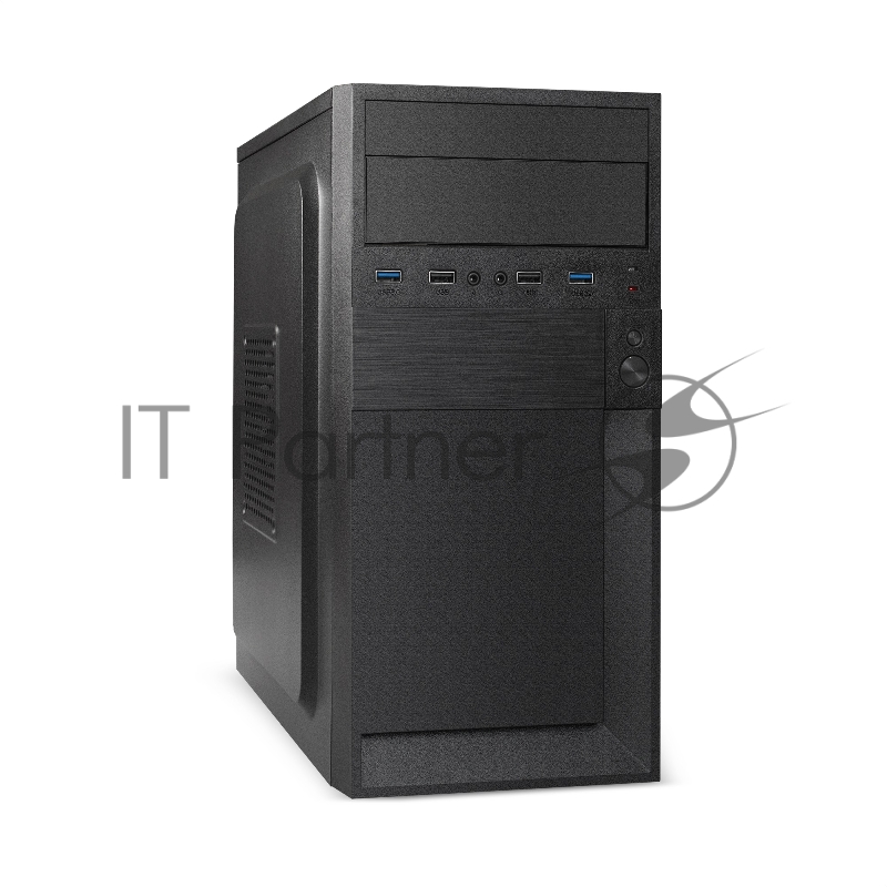 Компьютерный корпус Minitower ExeGate BAA-105U2-01-UNS400 (mATX, БП UNS400 с вент. 12см, 2*USB+2*USB 3.0, аудио, черный)