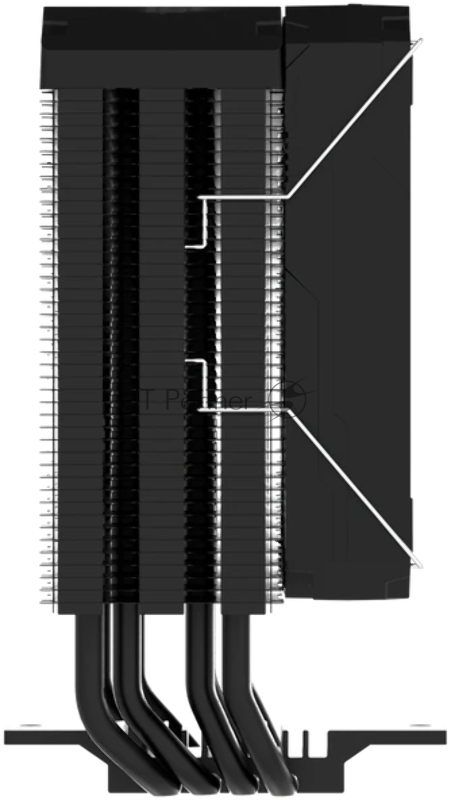 Вентилятор для процессора ALSEYE Q120S Plus(Black)