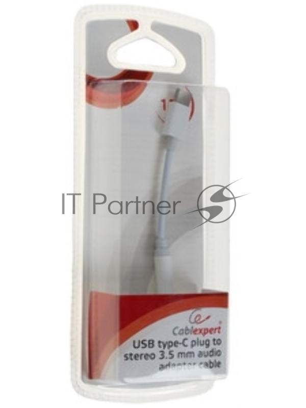 Кабель-переходник AUX Cablexpert CCA-UC3.5F-AL Type-C(M)/Jack3.5(F), алюминий+нейлон.оплётка, 0.15м, пакет