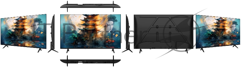 Телевизор TopDevice 43 TDWC43BF4260V FHD/KA/SalyutTV/1.5-32Gb/BT/че