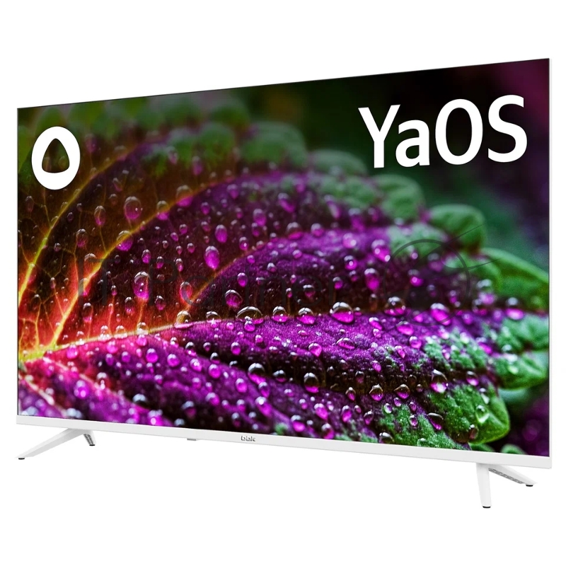 Телевизор LED BBK 43 43LEX-8241/UTS2C (W) Яндекс.ТВ белый 4K Ultra HD 60Hz DVB-T2 DVB-C DVB-S2 USB WiFi Smart TV (RUS)