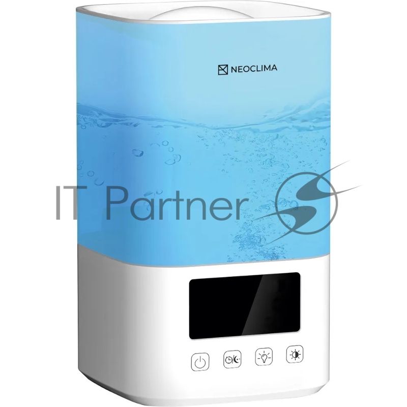 Увлажнитель воздуха ультразвуковой Neoclima Vision LED 2.5L, объем 2.5л, LED, сенсор белый