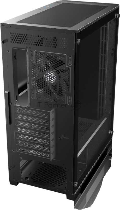 Корпус без блока питания Raijintek ARCADIA 41, Midi-Tower, TG, 1x120mm, 2xUSB-A 3.0 + 1xUSB-C, ATX, mATX, mITX Black
