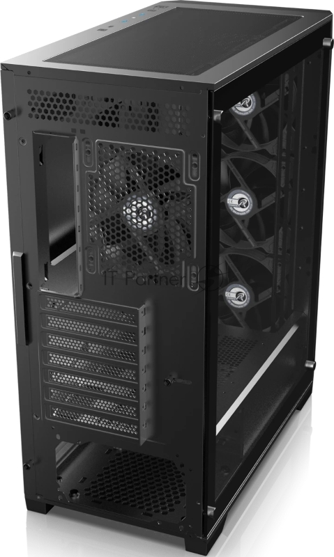 Корпус без блока питания Raijintek ARCADIA 41-MS4, Midi-Tower, TG, 1x120mm + 3x120mm ARGB, 2xUSB-A 3.0 + 1xUSB-C, ATX, mATX, mITX Black