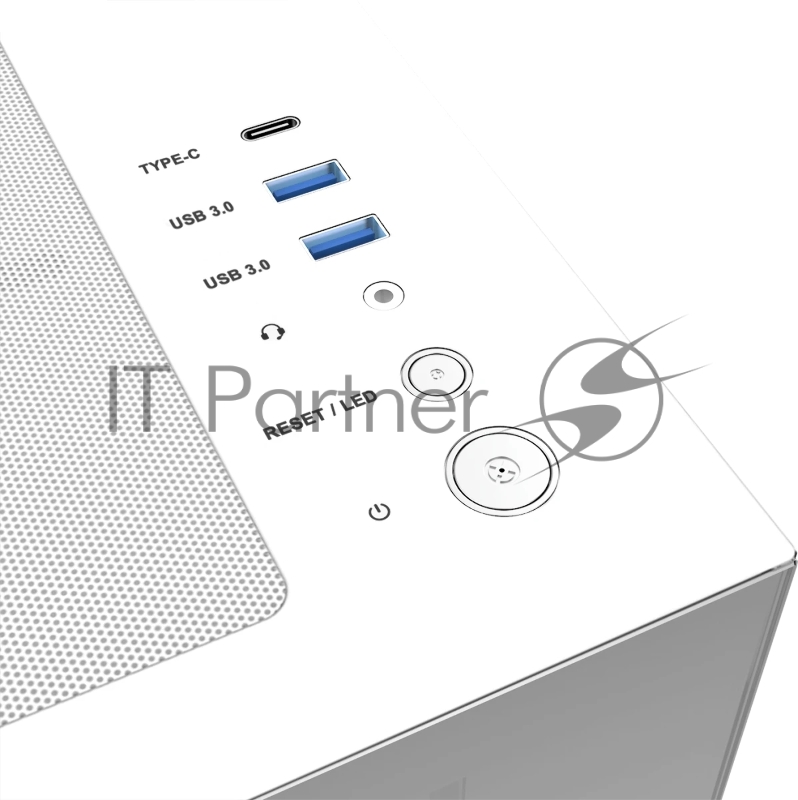 Корпус без блока питания Raijintek ATREUS BT4, Midi-Tower, TG, 4x120mm ARGB, 2xUSB-A 3.0 + 1xUSB Type-C , E-ATX, ATX, mATX, mITX White