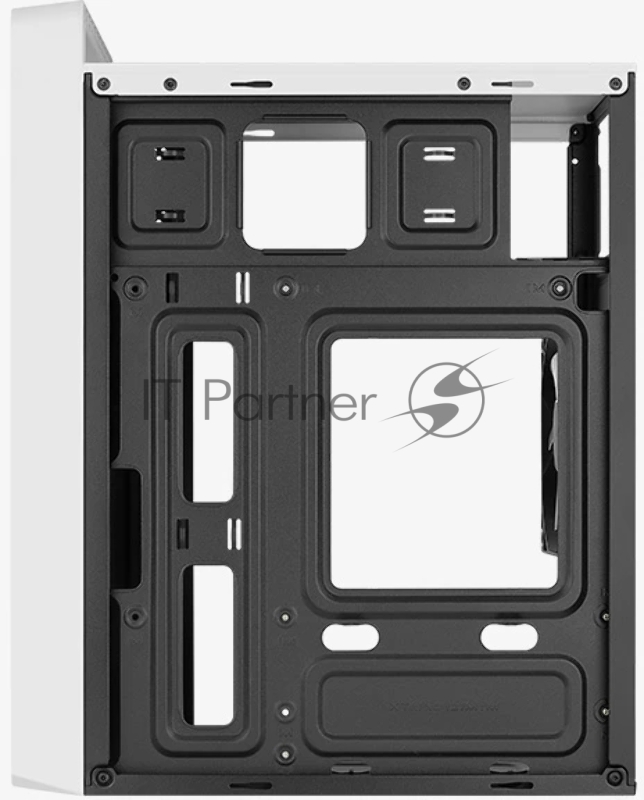 Корпус mATX AeroCool CS-109-G-WT-v1 4711099472383 белый, без БП, USB 3.0, 2*USB 2.0, HD Audio