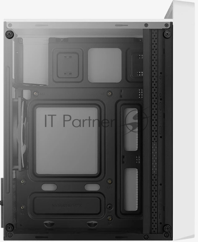 Корпус mATX AeroCool CS-109-G-WT-v1 4711099472383 белый, без БП, USB 3.0, 2*USB 2.0, HD Audio
