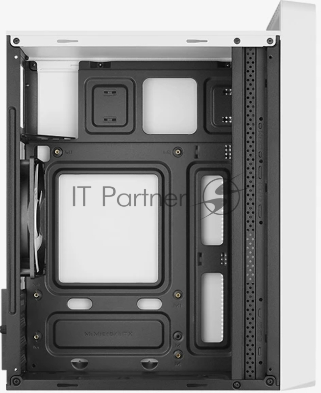 Корпус mATX AeroCool CS-109-G-WT-v1 4711099472383 белый, без БП, USB 3.0, 2*USB 2.0, HD Audio