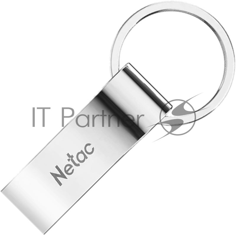 Флешка USB Netac U275 (NT03U275N-032G-20SL), 32Gb, USB 2.0, R/W 50/40, серебристый