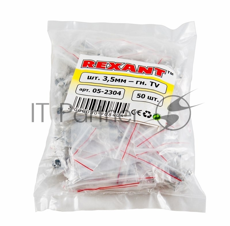 Переход штекер Rexant 3.5 м м mono-гнездо TV