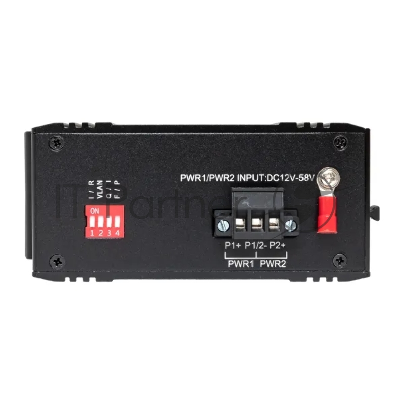 Коммутатор промышленный неуправляемый EKF TSX-U-1GX/SFP-4GTP U-1GX/SFP-4GTP 1 порт 1000Base-X SFP 4 порта 10/100/1000Base-T(X) RJ45 c PoE монтаж на DI