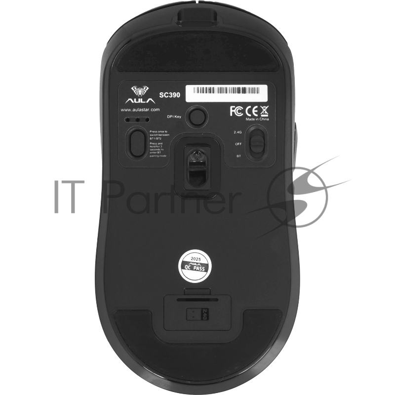 Мышь беспроводная AULA SC390 черный