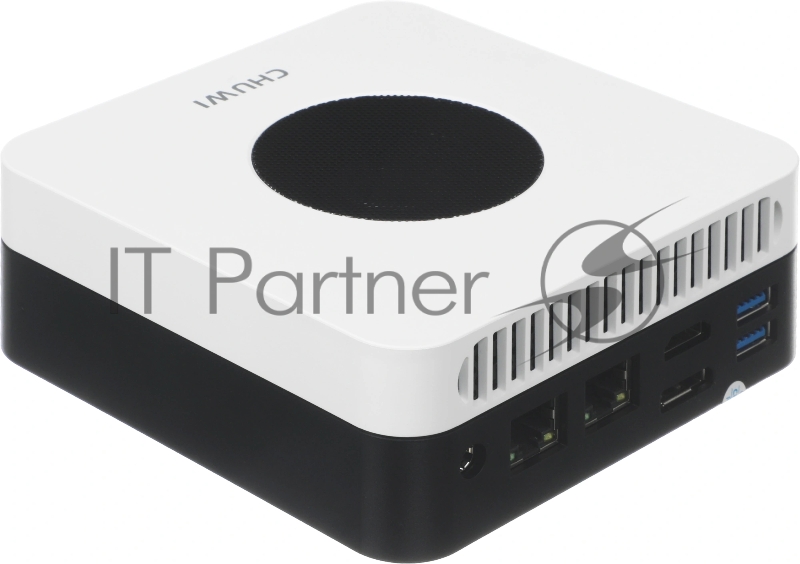Неттоп Chuwi LarkBox X i3 1220P (1.5) 8Gb SSD256Gb UHDG Windows 11 Pro GbitEth WiFi BT 90W черный/белый