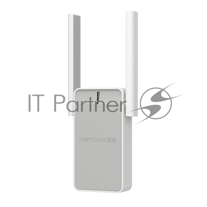 Wi-Fi Mesh-ретранслятор Netcraze Buddy 4 Mesh-ретранслятор Wi-Fi N300 2,4 ГГц 1x100 Мбит/с Ethernet