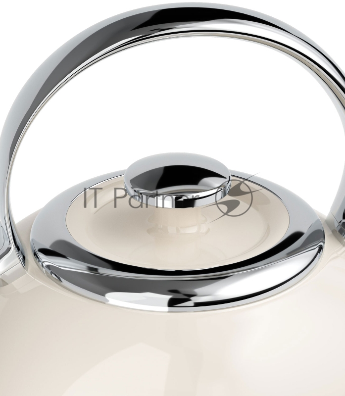 Чайник электрический Candy CK-205 1.7л. 2200Вт слоновая кость корпус: нерж.сталь