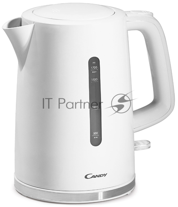 Чайник электрический Candy QA00A1M00RU 1.7л. 2200Вт белый корпус: пластик (CK-100)