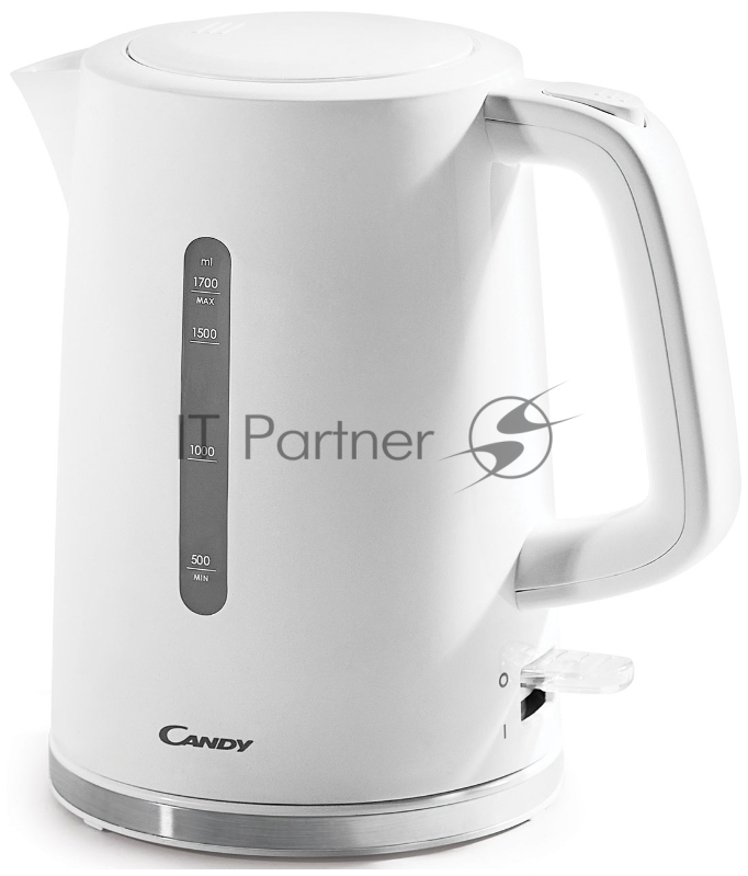 Чайник электрический Candy QA00A1M00RU 1.7л. 2200Вт белый корпус: пластик (CK-100)