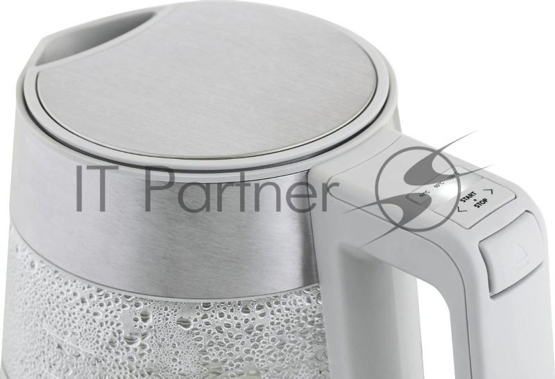 Чайник электрический Haier HK-501 1.7л. 2400Вт серый корпус: стекло/пластик (TD0036930RU)