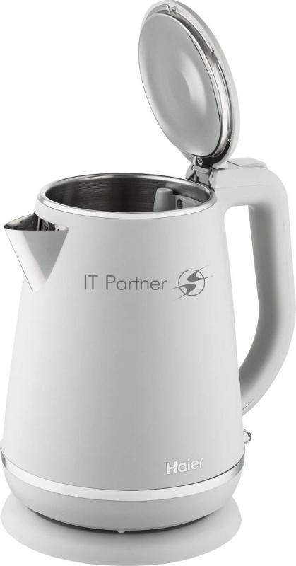 Чайник электрический Haier HK-502 1.5л. 3000Вт серый корпус: нерж.сталь/пластик (TD0029960RU)