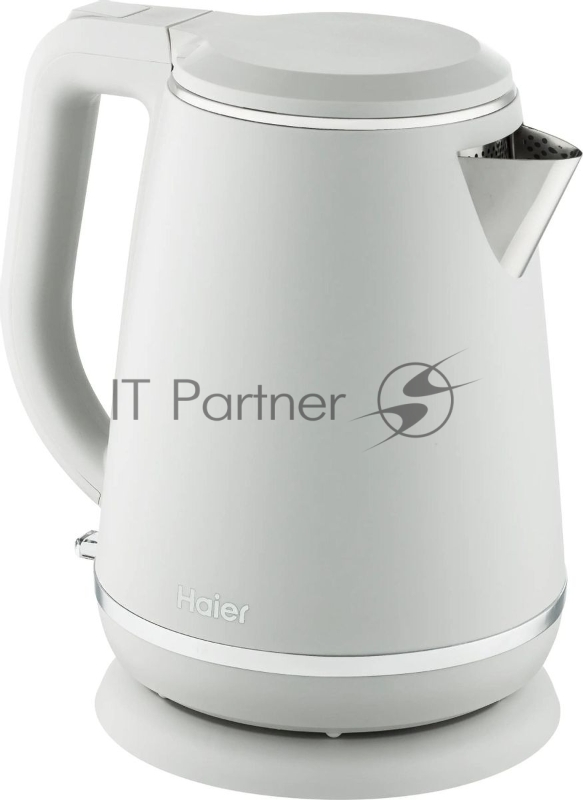 Чайник электрический Haier HK-502 1.5л. 3000Вт серый корпус: нерж.сталь/пластик (TD0029960RU)