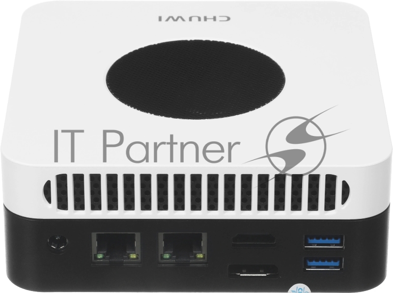 Неттоп Chuwi LarkBox X i3 1220P (1.5) 8Gb SSD256Gb UHDG Windows 11 Pro GbitEth WiFi BT 90W черный/белый