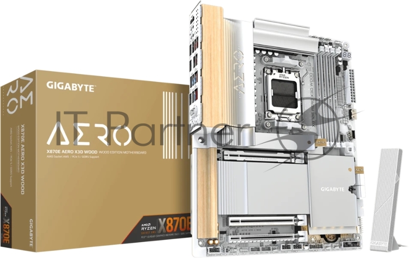 Материнская плата Gigabyte X870E AERO X3D WOOD, RTL