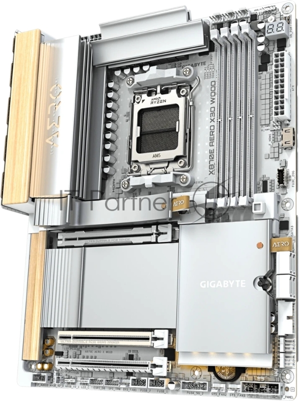 Материнская плата Gigabyte X870E AERO X3D WOOD, RTL
