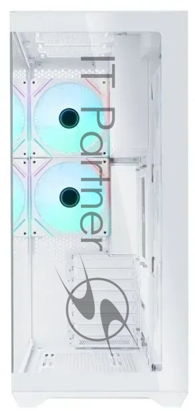Корпус ATX Eurocase M4801 white, без БП, закаленное стекло 2 стороны
