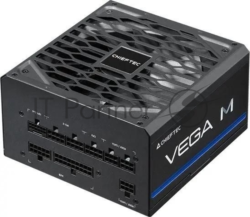 Блок питания Chieftec Vega M PPG-1000-C (ATX 3.1, 1000W, 80 PLUS GOLD, Active PFC, 135mm fan, Gen5 PCIe, Full Cable Management) Retail