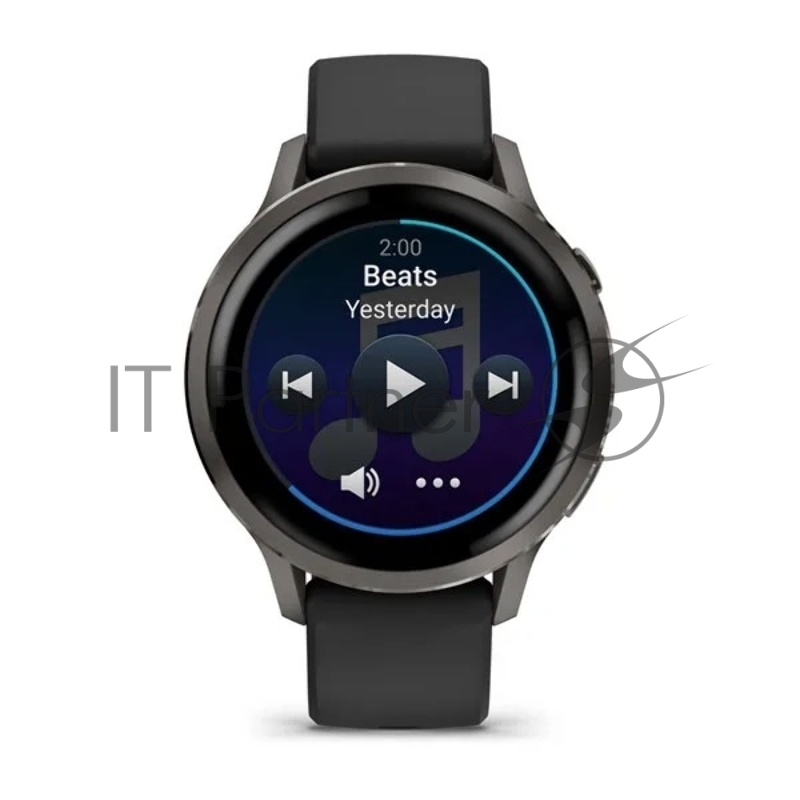 Смарт-часы Garmin Venu 4 черный, черный ремешок 41мм