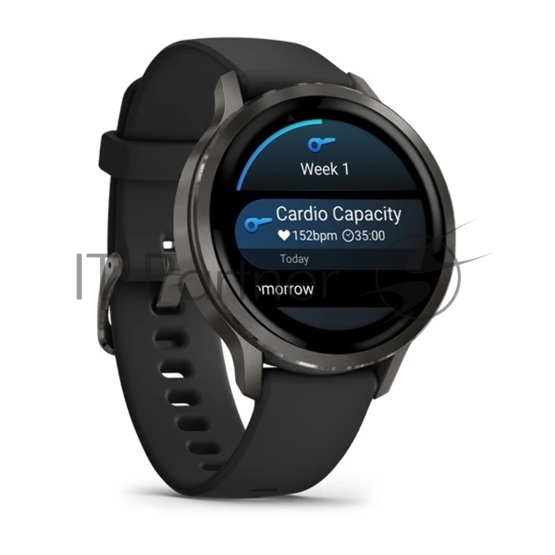 Смарт-часы Garmin Venu 4 черный, черный ремешок 41мм