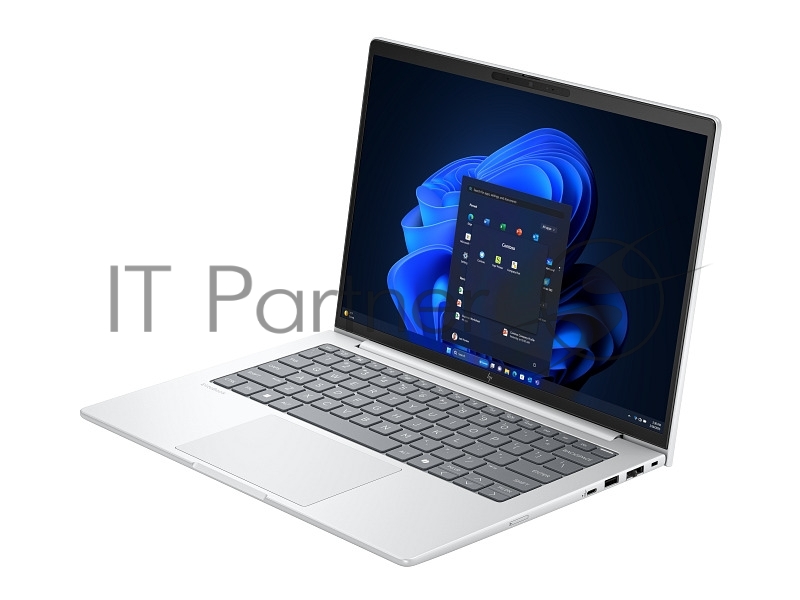Ноутбук HP EliteBook 8 G1i 14 Intel Core Ultra5-225U,14 WUXGA (1920x1200) IPS 300cd AG,16Gb DDR5-5600MHz(1),512Gb SSD NVMe,Al Case,62Wh,FPS,ENG/RU Kbd Backlit,1.39kg,Silver,1y,Win11