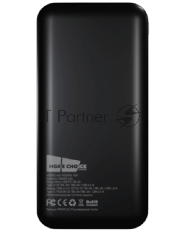 Внешний аккумулятор MORE CHOICE (4620202558275) РВ39-10 10000mAh Dark Grey