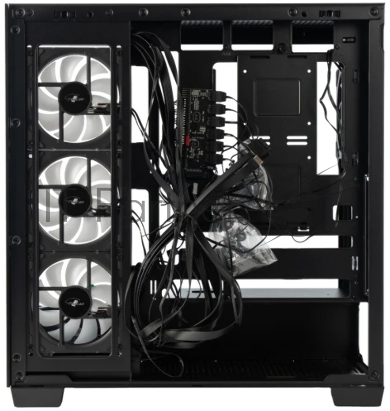 Корпус eATX Eurocase M9 Max-Fish tank M9 MAX 2ARGB 3_0_2 BLACK черный