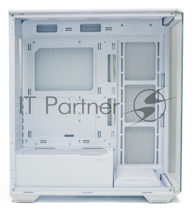Корпус ATX Xastra Q600 6ARGB-C10-UC White без БП, боковая панель из закалённого стекла, USB 3, USB Type-C