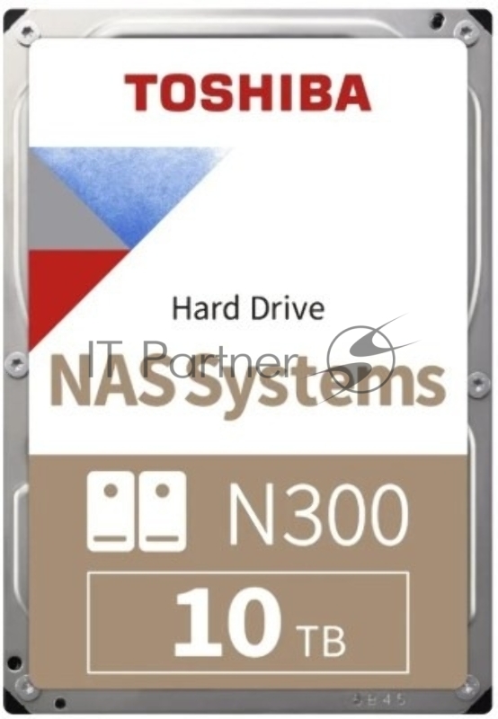 Жесткий диск/ HDD Toshiba N300 NAS SATA3 3.5 10TB 7200 512Mb 6Gb/s 1 year warranty