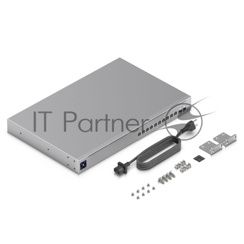 Ubiquiti UniFi Switch Pro XG 10 PoE PoE-коммутатор в стойку, 10х 10G RJ45, 2х 10G SFP+, раздача 400 Вт