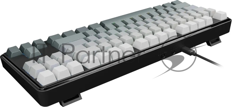 Клавиатура беспроводная DEFENDER Redragon Star Blade Pro black/grey (USB/BT, 87 клавиш) (72653)