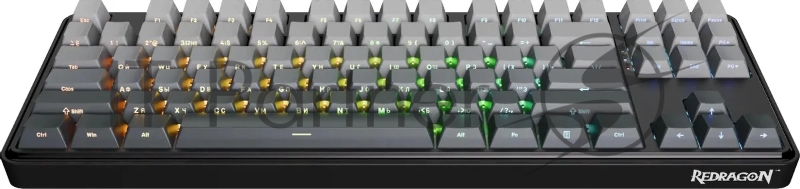 Клавиатура беспроводная DEFENDER Redragon Star Blade Pro black/grey (USB/BT, 87 клавиш) (72653)