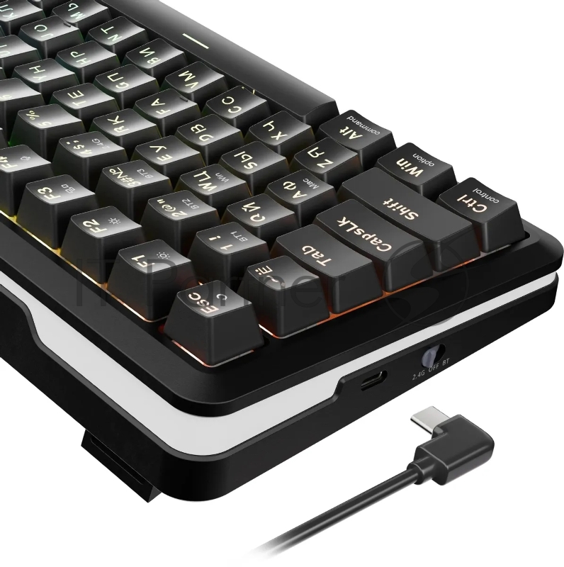 Клавиатура беспроводная DEFENDER Redragon Flekact Pro black (USB/BT, 81 клавиша) (72535)