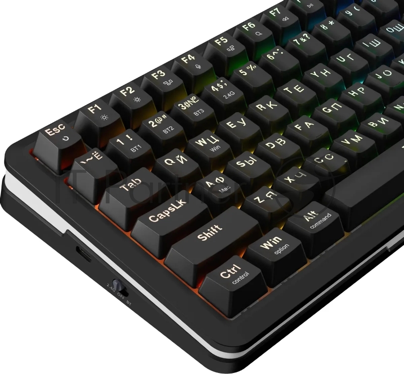 Клавиатура беспроводная DEFENDER Redragon Flekact Pro black (USB/BT, 81 клавиша) (72535)