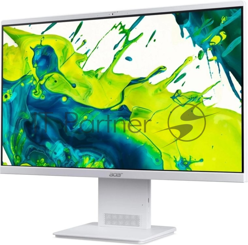 Моноблок Acer Aspire S24B-GMTL-U 23.8 Full HD Core Ultra 7 155U (1.7) 16Gb SSD512Gb Arc graphics Eshell GbitEth WiFi BT 90W клавиатура мышь Cam белый 1920x1080