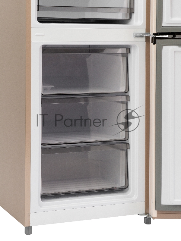 Холодильник Smile SRF348BGT бежевый мрамор двухкамерный 215/95 л морозилка снизу, No Frost