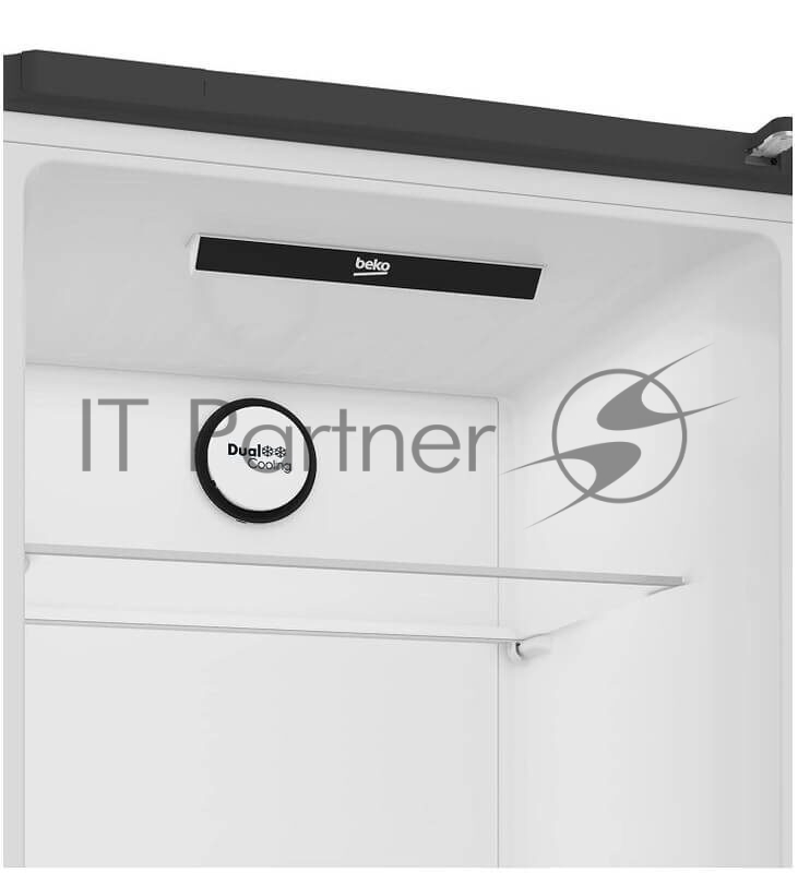 Холодильник Beko B3R0CNK402HG серый, двухкамерный, 257/100 л., морозилка снизу, No Frost