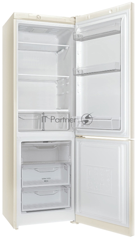 Холодильник Indesit DS 3180 E бежевый двухкамерный 223/87л морозилка снизу