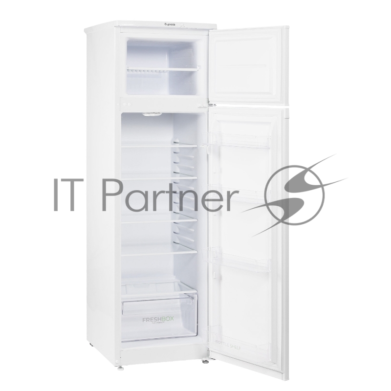 Холодильник Бирюса 424 белый двухкамерный 170/35л морозилка сверху