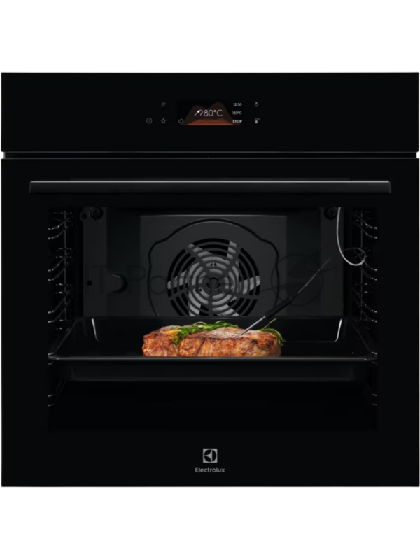 Электрический духовой шкаф Electrolux SurroundCook 500 SteamBake, приготовление на пару, объем 72 л, 15 режимов, очистка паровая, направляющие проволочные + телескопические (1 уровень), термощуп