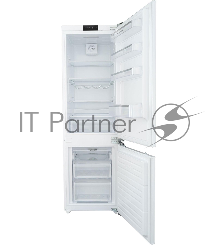 Холодильник Schaub Lorenz SLU E235W5 BUILT-IN белый двухкамерный 180/63 л морозилка снизу, капельная