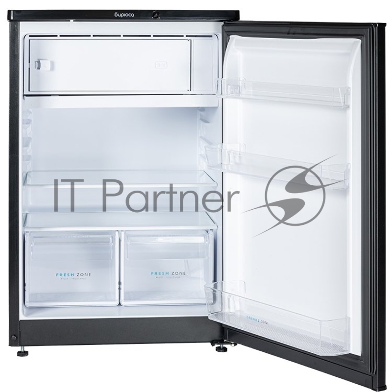 Холодильник Бирюса B508 черный однокамерный 116/34л морозилка сверху