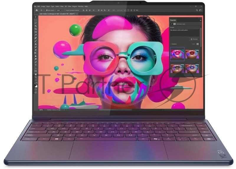 Ноутбук Lenovo Yoga 9 14ILL10 Core Ultra 7 256V 16Gb SSD1Tb Intel Arc 140V 14 OLED Touch 2.8K (2880x1800) Windows 11 Home blue WiFi BT Cam Bag (83LC0054RK)